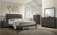 Evan Gray Panel Bedroom Set