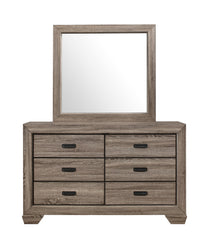 Farrow Grayish Brown Panel Bedroom Set