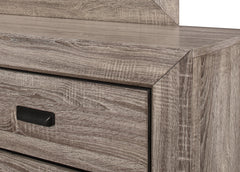 Farrow Grayish Brown Panel Bedroom Set