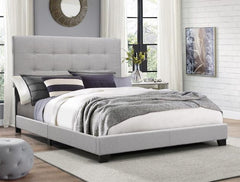 Florence Gray Upholstered Full Bed
