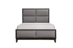 Florian Gray Panel Upholstered Bedroom Set