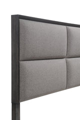 Florian Gray Panel Upholstered Bedroom Set