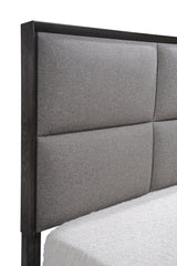 Florian Gray Panel Upholstered Bedroom Set