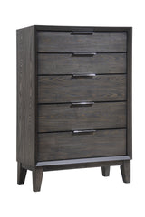 Florian Gray Panel Upholstered Bedroom Set