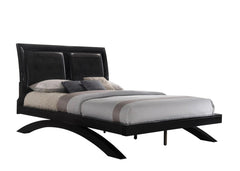 Galinda Black Arch King Platform Bed