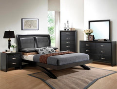 Galinda Black Arch King Platform Bed