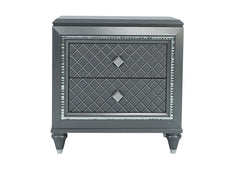 Giovani Dark Gray Nightstand
