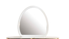 LAURA Glam Contemporary Luxury White & Gold Bedroom Set by Galaxy Furniture