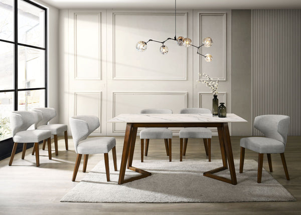 Hamilton Gray 7-Piece Dining Table