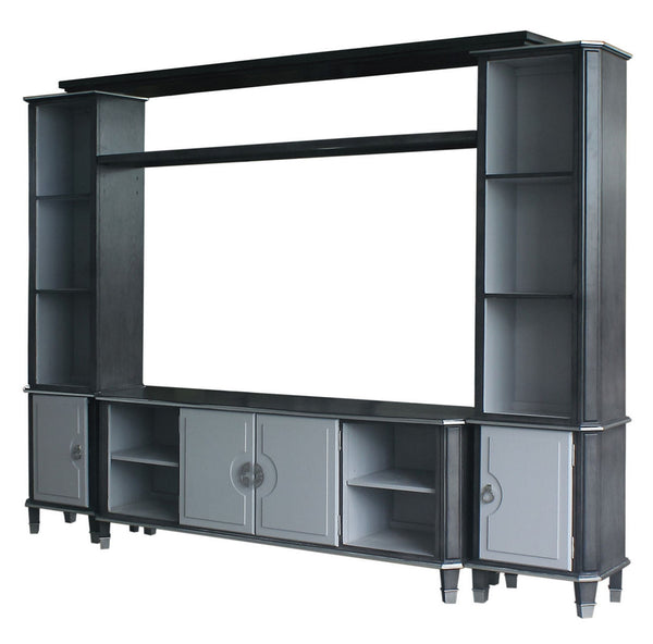 Acme Furniture House Beatrice Entertainment Center in Charcoal 91980