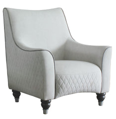 Acme Furniture House Delphine Accent Chair in Ivory 58833