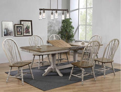 Jack Gray/Brown Keyhole Dining Room Set