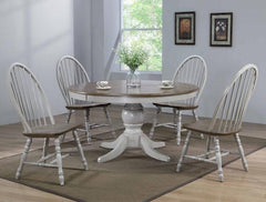 Jack Gray/Brown Round Dining Room Set