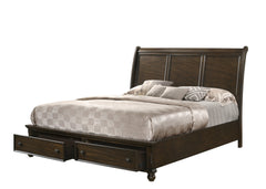 Lara Brown Storage Platform Bedroom Set