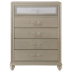Lila Champagne Panel Bedroom Set