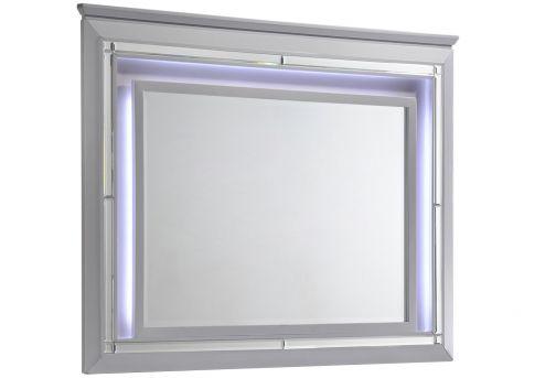 Lillian Silver LED Mirror