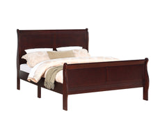  Louis Philip Cherry Sleigh Bedroom Set