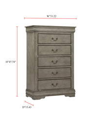 Louis Philip Gray Chest