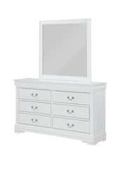 Louis Philip White Youth Sleigh Bedroom Set