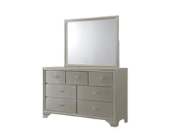Lyssa Champagne LED Panel Bedroom Set