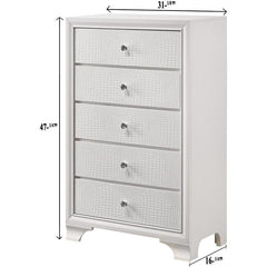 Lyssa Frost LED Panel Youth Bedroom Set