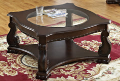 Madison Brown Wood 3-Piece Coffee Table Set (1xCoffee 2xEnd)