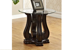 Madison Brown Wood 3-Piece Coffee Table Set (1xCoffee 2xEnd)