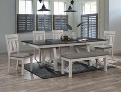 Maribelle Chalk/Gray Dining Table