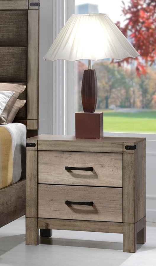 Matteo Light Brown Nightstand