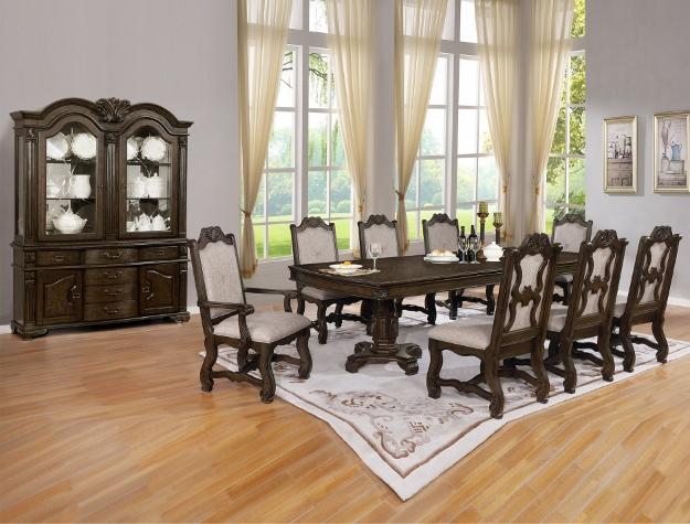 Neo Renaissance Grayish Brown Dining Table – SAMS MATTRESS & FURNITURE
