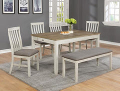 Nina White Dining Set
