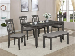 Paige Gray 6-Piece Dining Room Set