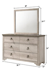 Patterson Driftwood Gray Dresser