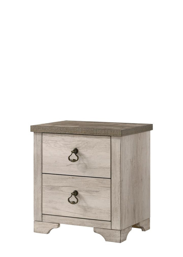 Patterson Driftwood Gray Nightstand