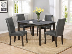 Pompei Gray Rectangular Dining Set
