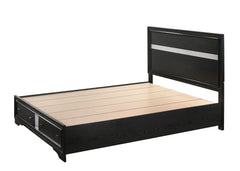 Regata Black Storage Platform Bedroom Set