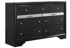 Regata Black Storage Platform Bedroom Set