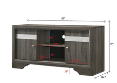 Regata Gray 55" TV Stand