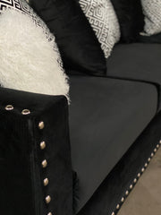 Santos Black Living Room Set