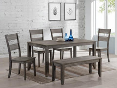 Sean Gray Melamine Dining Room Set
