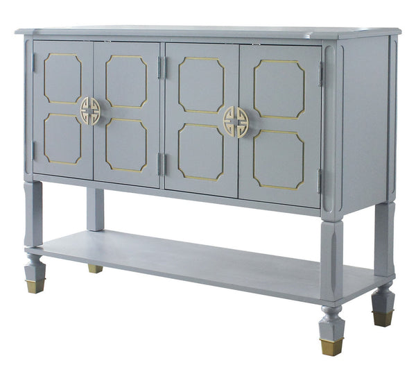 Acme Furniture House Marchese Server in Pearl Gray 68864