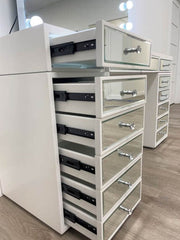 Hollywood White Vanity Set