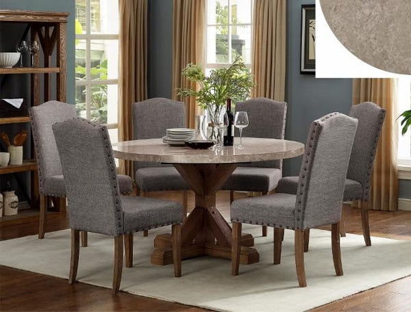 Vesper Brown/Gray Side Chair, Set of 2