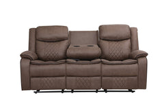 Weston Brown 3-Piece Reclining Living Room Set
